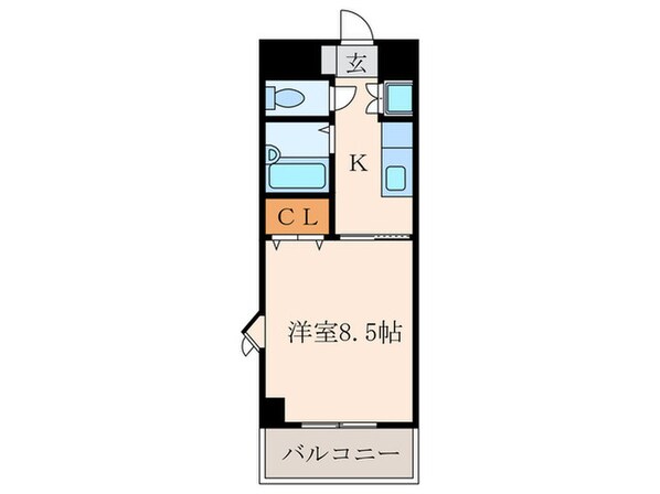 エクスィステンツの物件間取画像